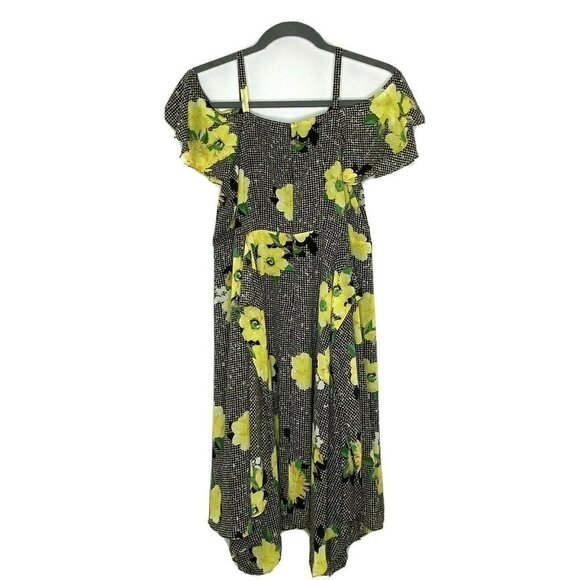 INC International Concepts 14W Cold Shoulder Dress - Picture 2 of 7